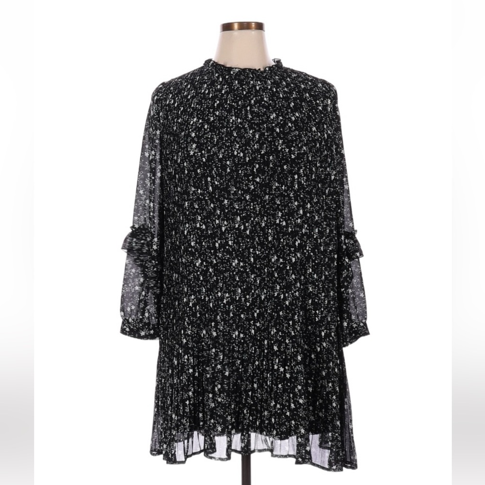 Zara black and white dress XL